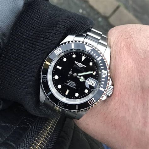 best rolex submarine replica invicta|rolex pro diver homage.